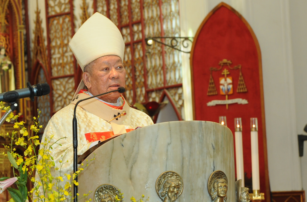 Đức Hồng Y Phêrô Nguyễn Văn Nhơn Dâng Thánh Lễ Tạ Ơn Ngân Khánh Giám mục